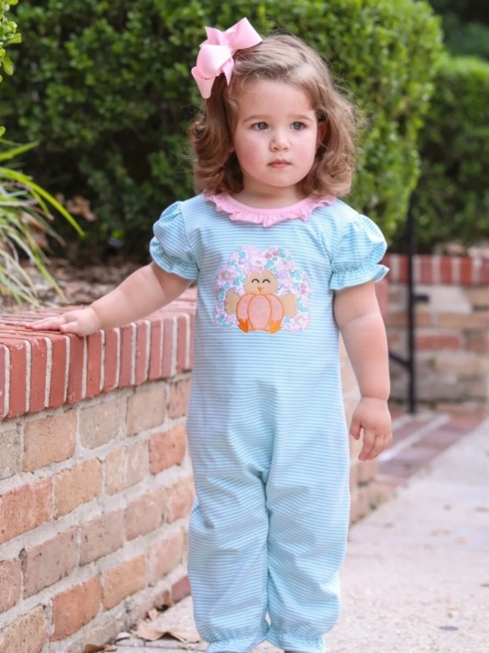 Trotter street kids turkey romper size 3T